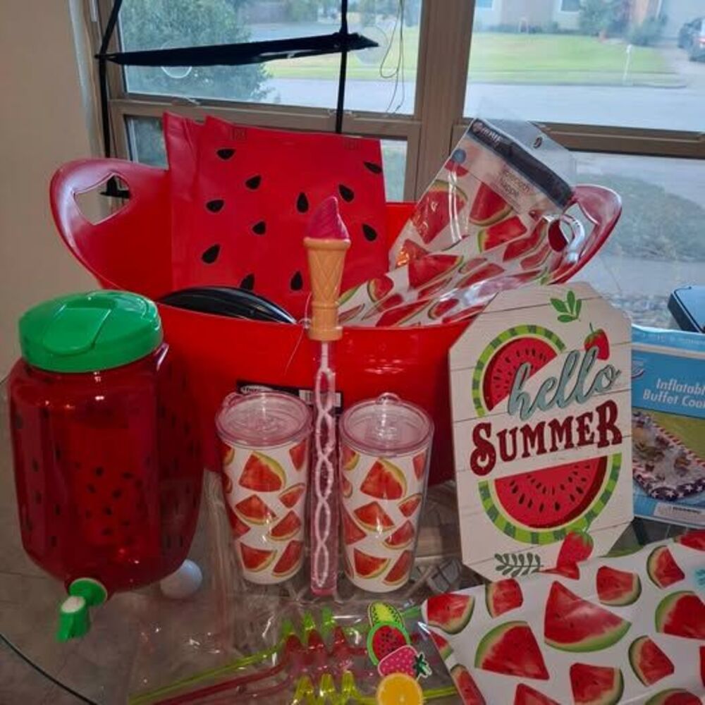 Summer fun watermelon party kit